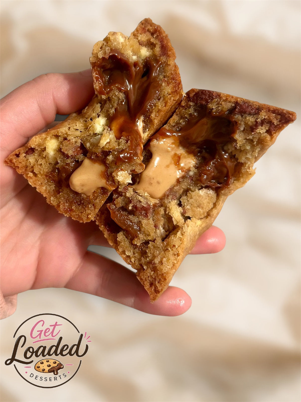 biscoff-cookie-pie 120g stuffed cookie - Baldivis WA 6171 - Perth delivery
