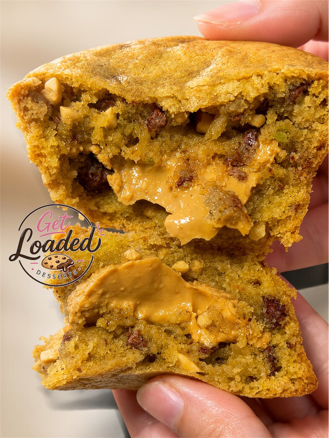 peanut-butter-cup-cookie-muffin - 120g loaded muffin - Baldivis baked Perth