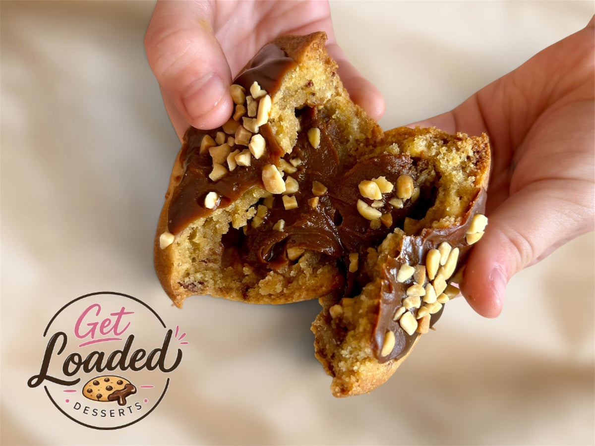 snickers-cookie-muffin - 120g loaded muffin - Baldivis baked Perth