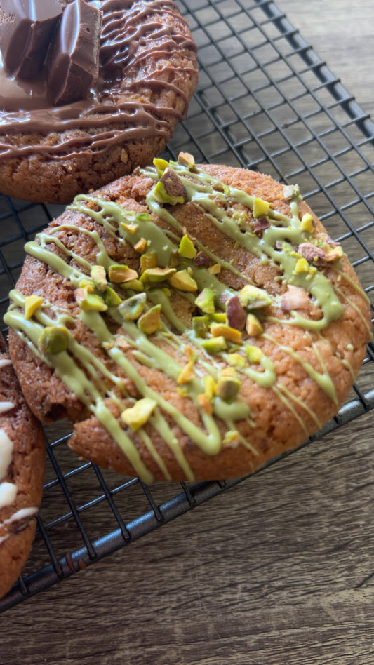 Pistachio Cookie Muffin - 120g loaded muffin - Baldivis baked Perth