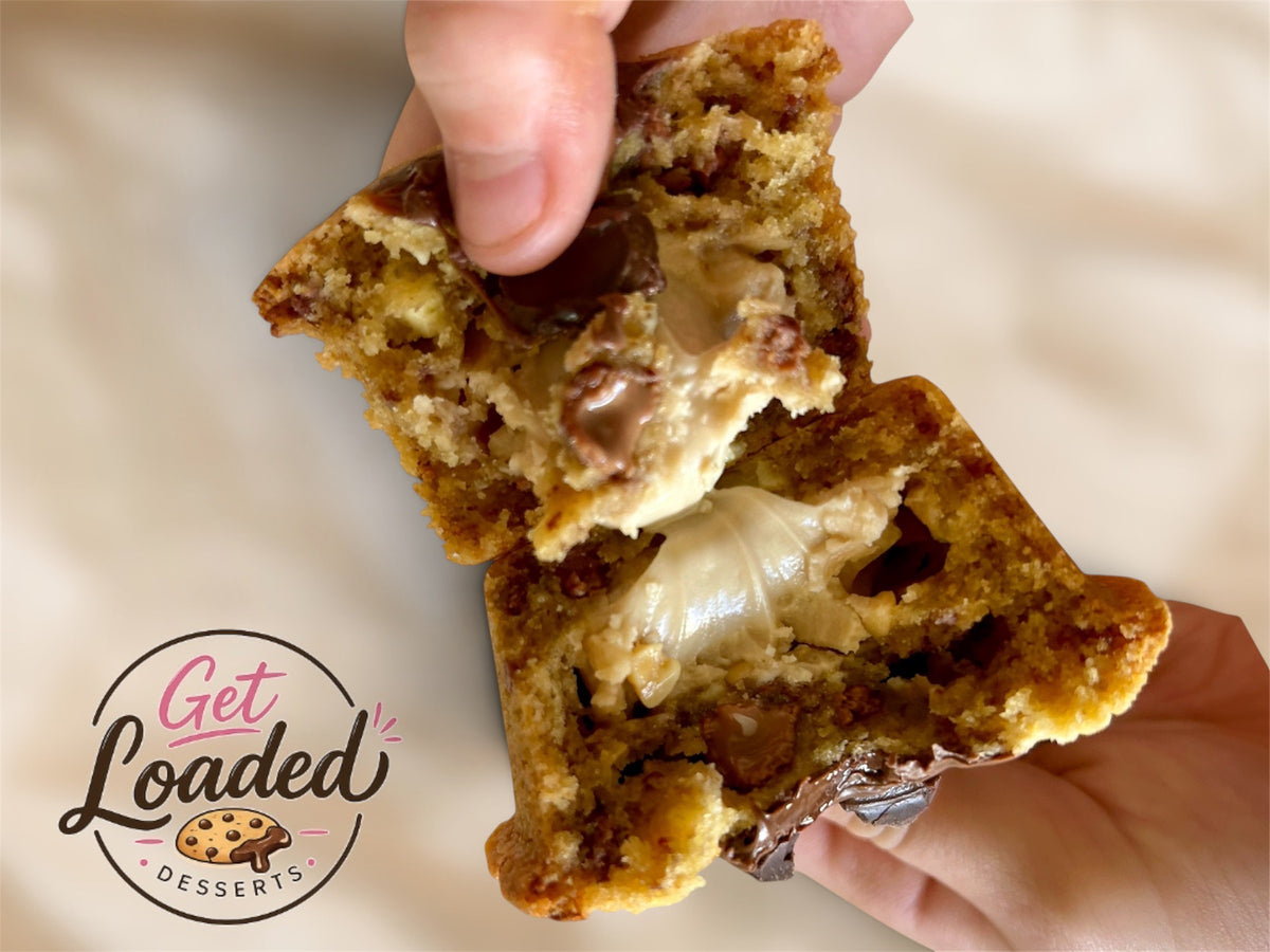 kinder-cookie-muffin - 120g loaded muffin - Baldivis baked Perth