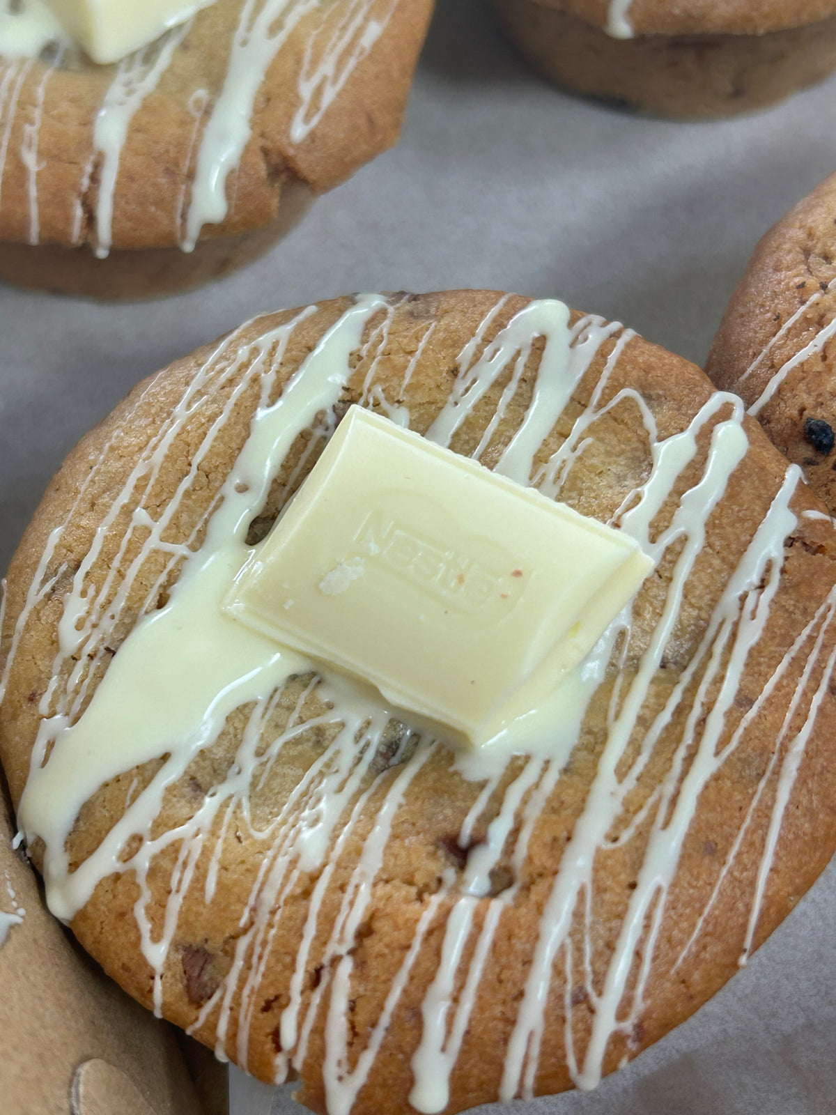 White Choc Cookie Pie 120g stuffed cookie - Baldivis WA 6171 - Perth delivery