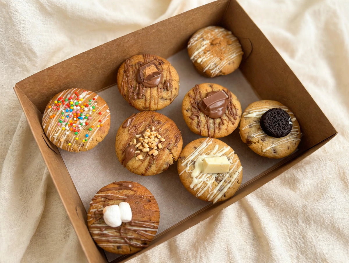 Loaded Cookie Mini Muffins - 35g 120g stuffed cookie - Baldivis WA 6171 - Perth delivery
