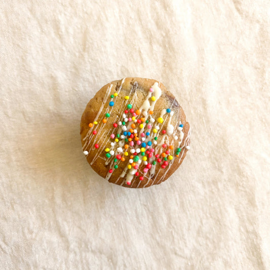 Funfetti Cookie Muffin - 120g loaded muffin - Baldivis baked Perth