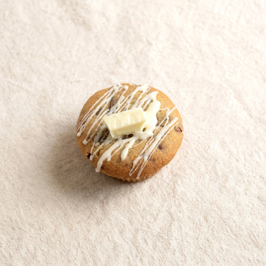 White Choc Cookie Muffin - 120g loaded muffin - Baldivis baked Perth