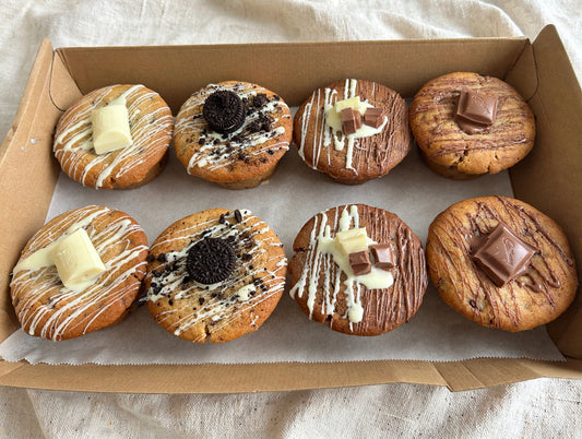 8-Pack Cookie Muffins - Mix & Match - 120g loaded muffin - Baldivis baked Perth